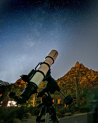 Telescope in Pinnacle Peak Park